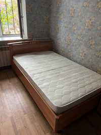 Кровать с матрасом матрацом  кроватка полуторка двуспалка