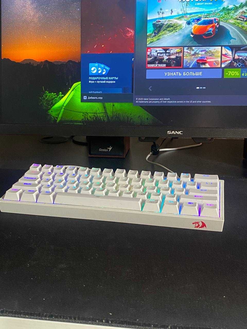 механическая клавиатура redragon fizz k617