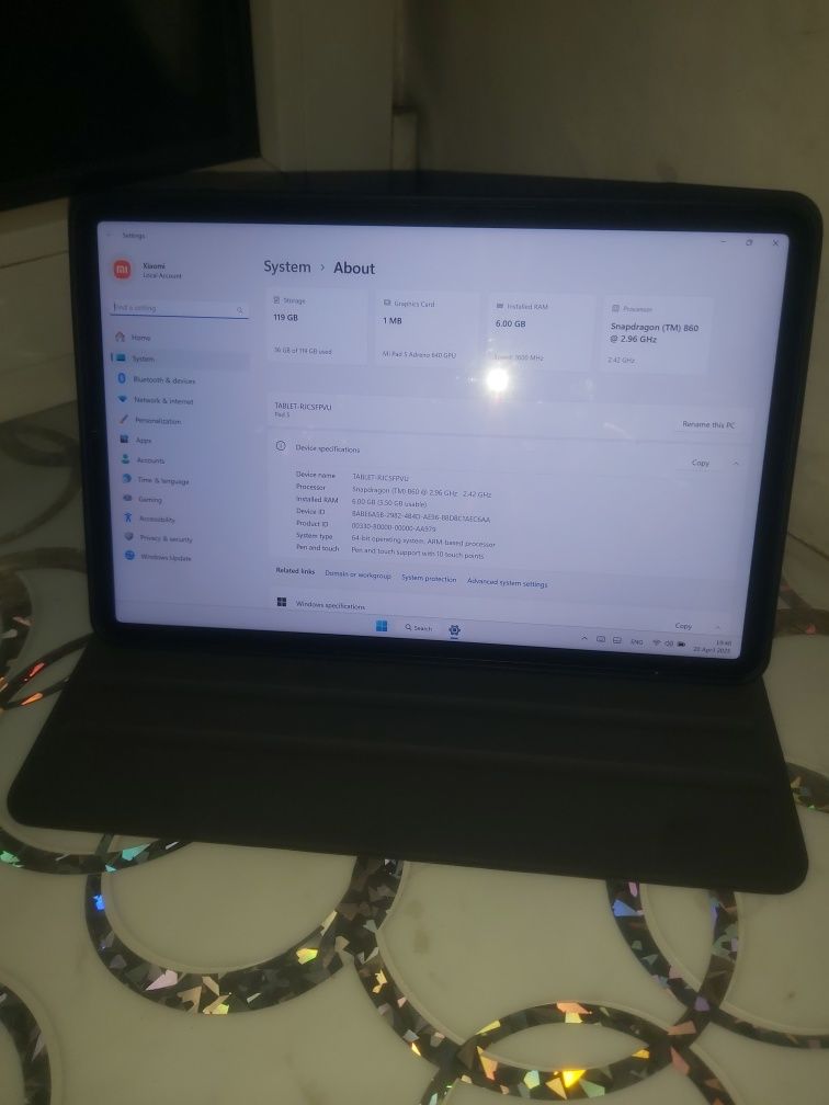 Планшет Xiaomi Pad 5 (2 в 1) Windows + Android