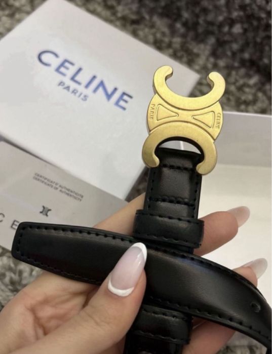 Curea Celine piele naturala pe comanda