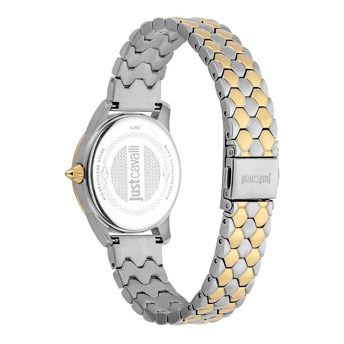 %ПРОМО% JUST CAVALLI – Дамски часовник "GOLD & SILVER – BLUE" нов