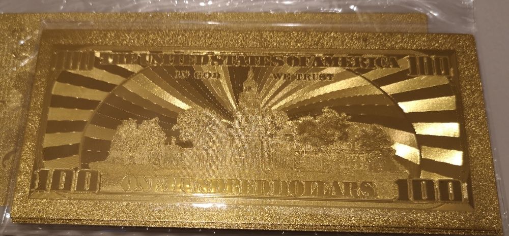 Set Bancnote $1 - $100 din Polimer Placat cu Aur