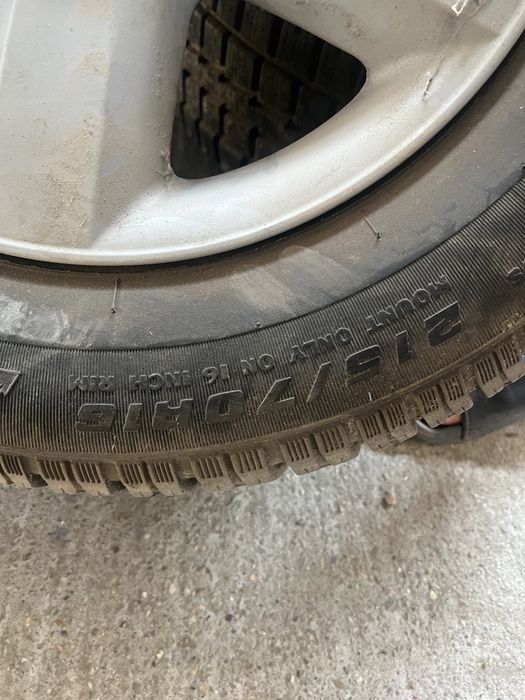 Set jante aliaj 16” cu anvelope 215/70 R16 Cooper M+S