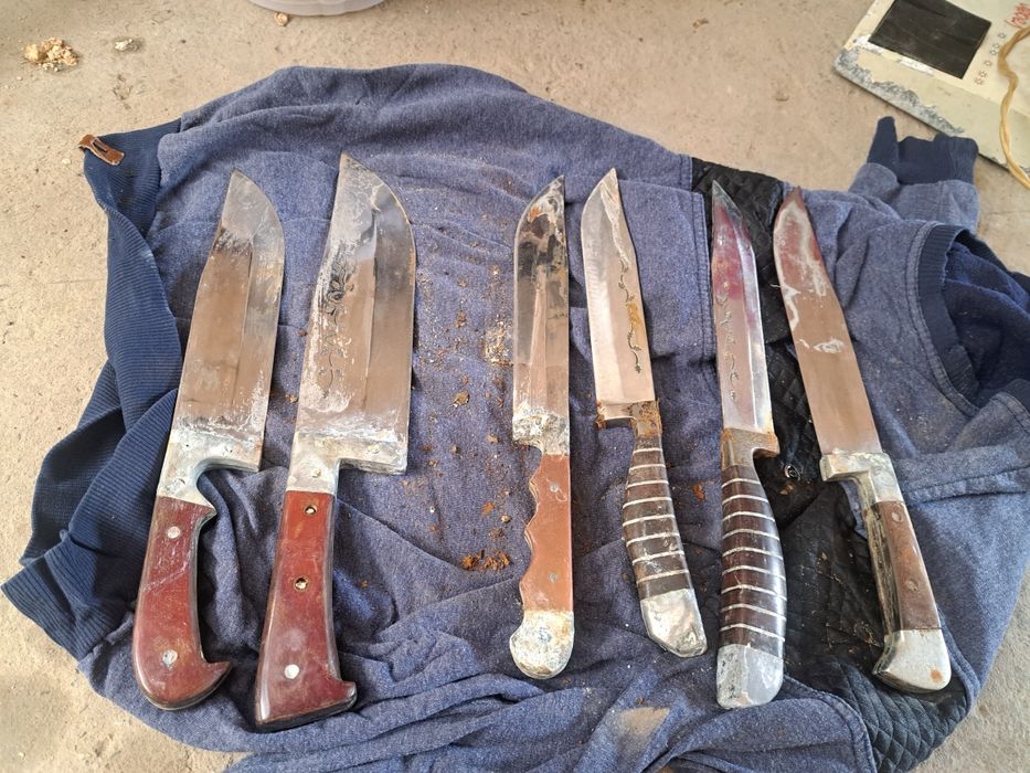 Нож из медецинской нержовейки.