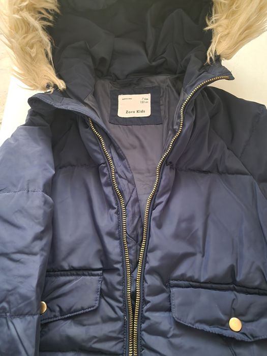 Geaca puf fete Zara 110-122