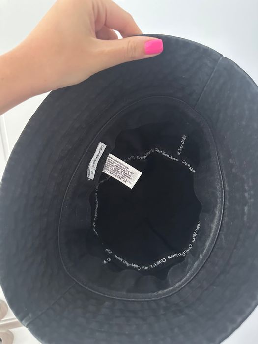 Pălărie de panama, Calvin Klein, unisex, negru