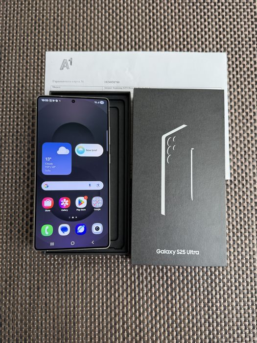 НОВ! *ЛИЗИНГ* Samsung Galaxy S25 Ultra 12/256Gb Titanium Gray 24М ГАР