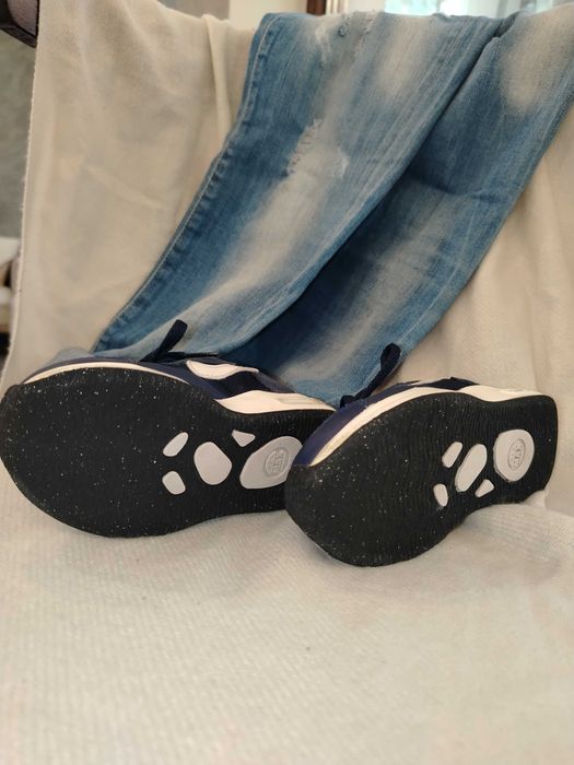 Nike – оригинални детски маратонки, 26 номер, сини, запазени