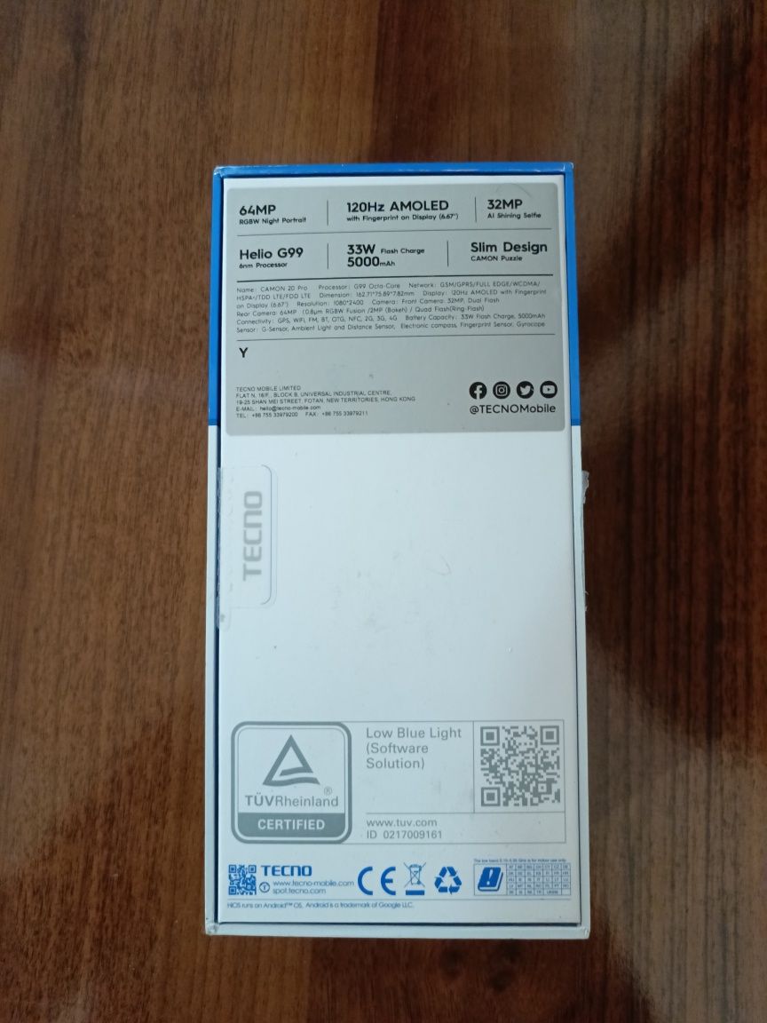 CAMON20pro 8+8-256 TECHNO