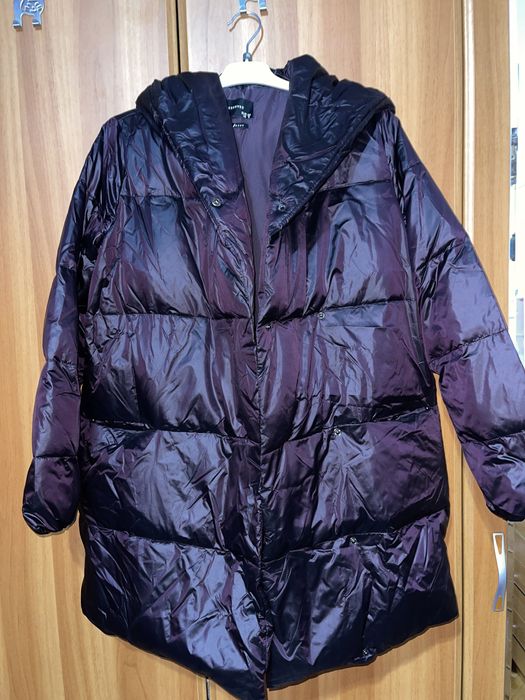 Geaca lunga Reserved mov inchis 34