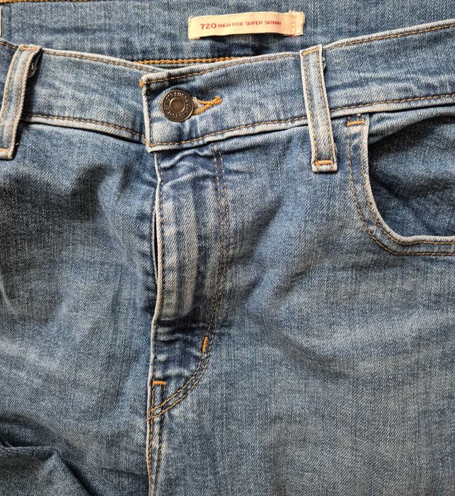 Дънки с висока талия Levi's, 720, размер 31