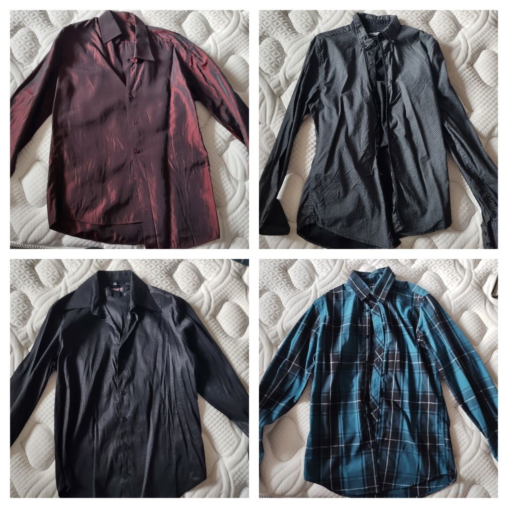 4 мъжки ризи различни цветове