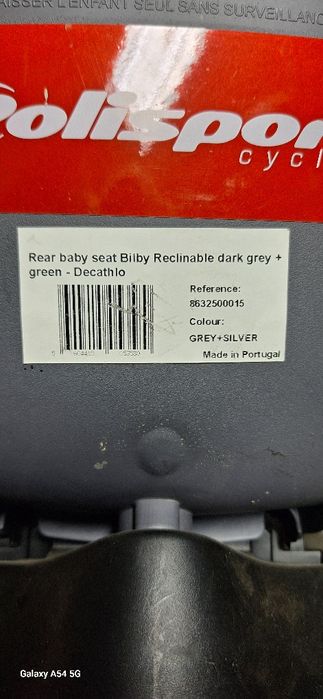 Scaun bicicleta pentru transport copii