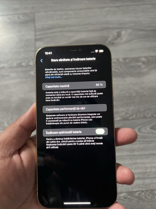 Vand iphone 12 pro max 128gb intro stare forte buna baterie originala