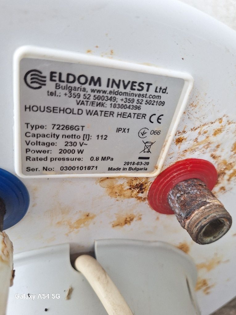 Boiler termoelectric 120l