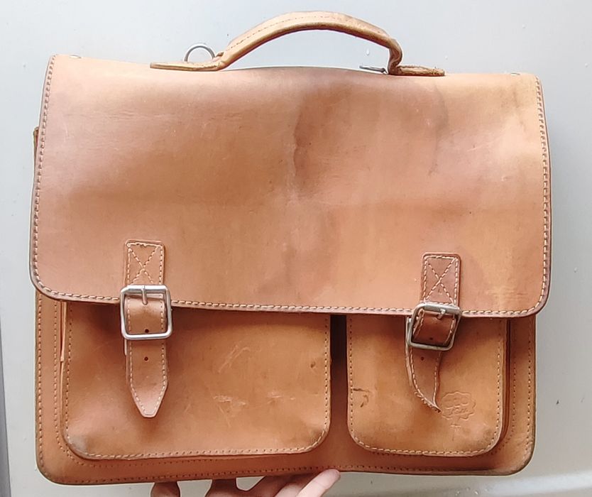 Geanta vintage piele naturala