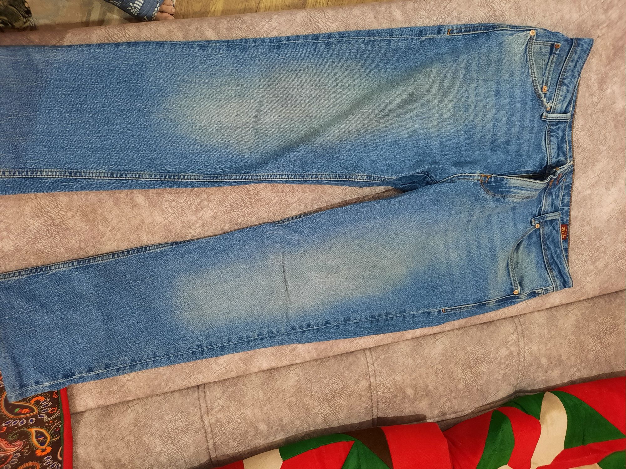 Пиджак Armani оригинал синий и джинсы мужские 3000