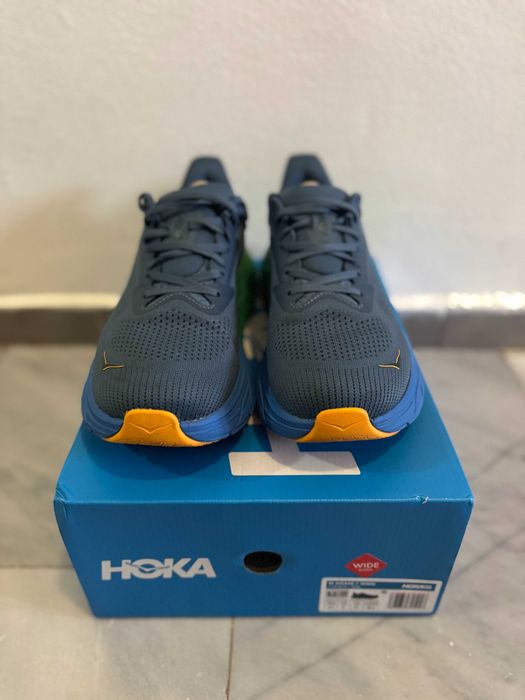 HOKA Men Arahi 7 Wide - Thunder Cloud / Stormy Skies 42