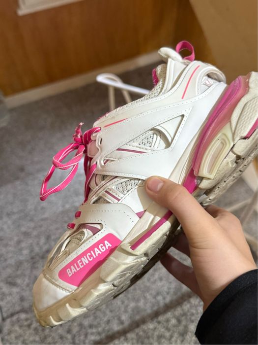 Balenciaga track white and pink
