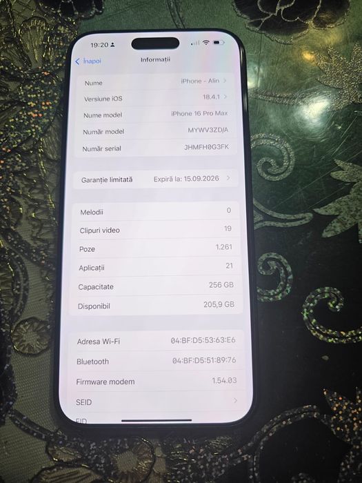 Iphone 16 pro max ca nou cu garantir