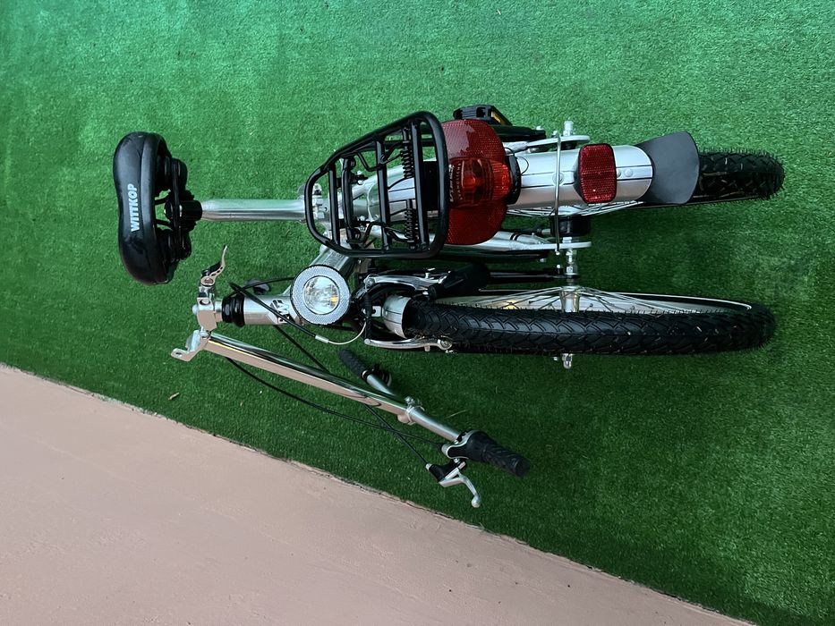 Като Нов Сгъваем Алуминиев Велосипед  20цола 3ск.Вътрешни