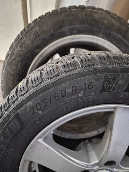 Джанти със зимни гуми Michelin Alpine 6 205/60/16 5×120 dot2622
