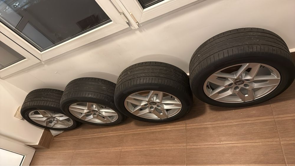 4 джанти 17ки с гуми за Audi