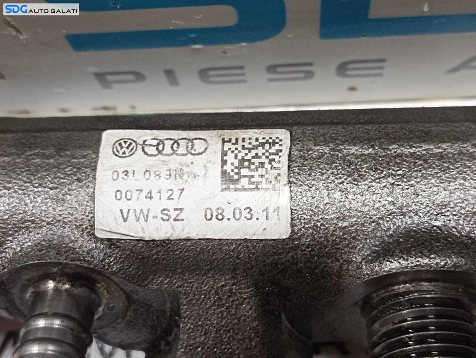 Rampa Presiune Injectoare cu Senzor Senzori Regulator Skoda Fabia 2 1.2 TDI CFF 2007 - 2015 Cod 057130764AB R03L125C 03l089N [M4256]