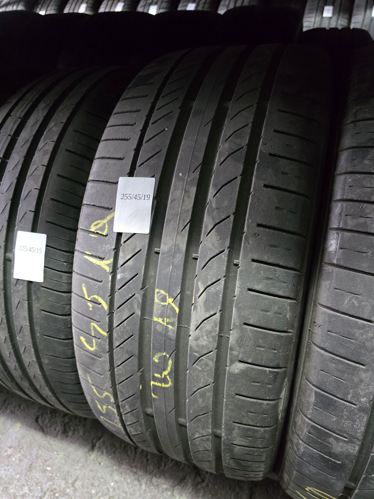 2x Anvelope 255/45/19 VARA CONTINENTAL 2019 Stare impecabila