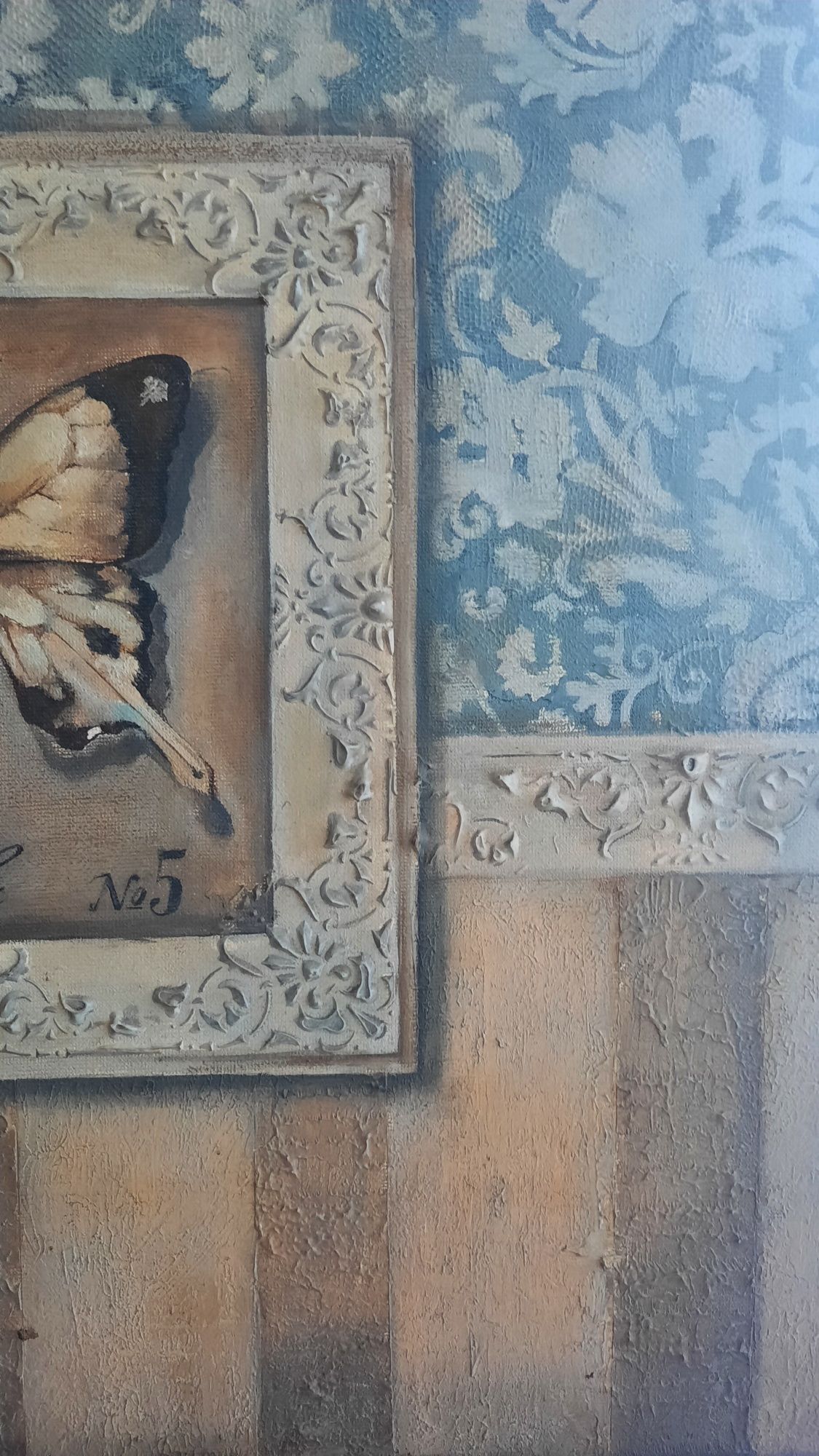 Картина  " Пеперуда n. 5. "  40×45 см.