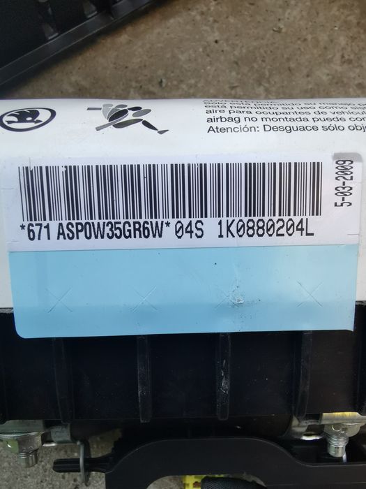 Airbag pasager vw golf 6 skoda Octavia 2 facelift