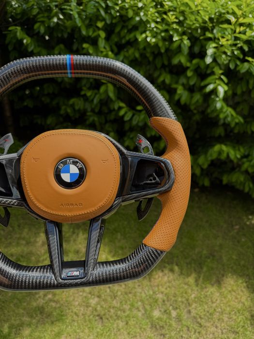 Volan BMW G facelift M carbon alcantara padele G20 G30 G80 M2 M3 M4 X6