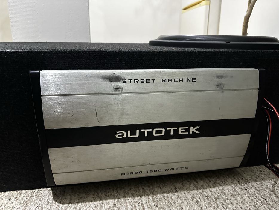 Subwoofer Aura Storm 15" + Amplificator Autotek A1800