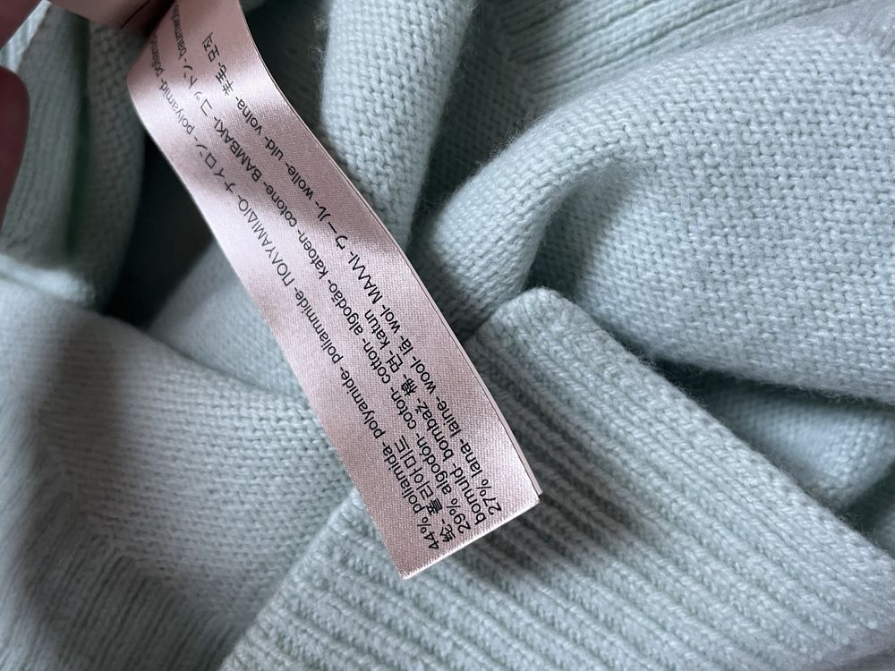 Pulover/bluză Massimo Dutti, verde mentă
