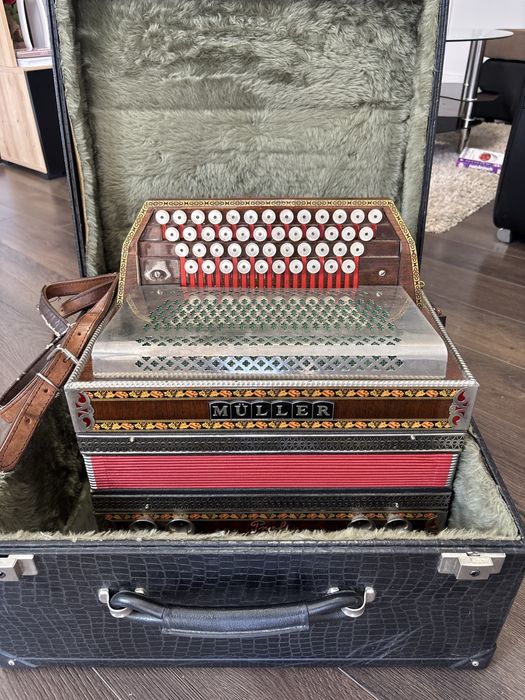 Acordeon Muller Profi diatonic muzica Antonelli