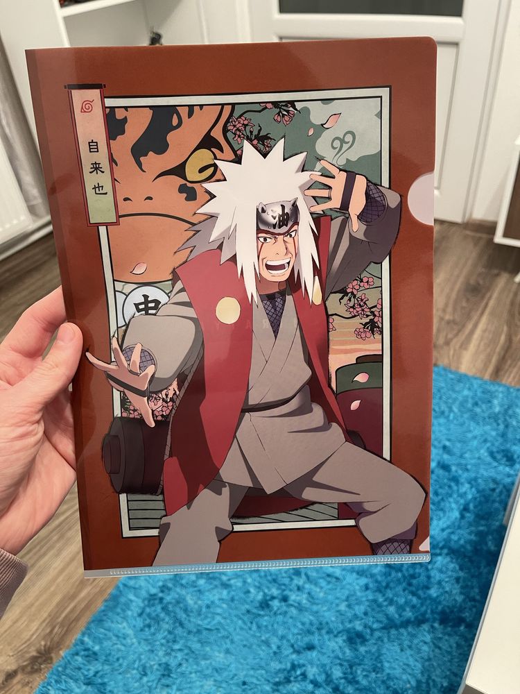 Set 2 Clearfile folder A4 Jiraiya si Kakashi by Bandai Jp