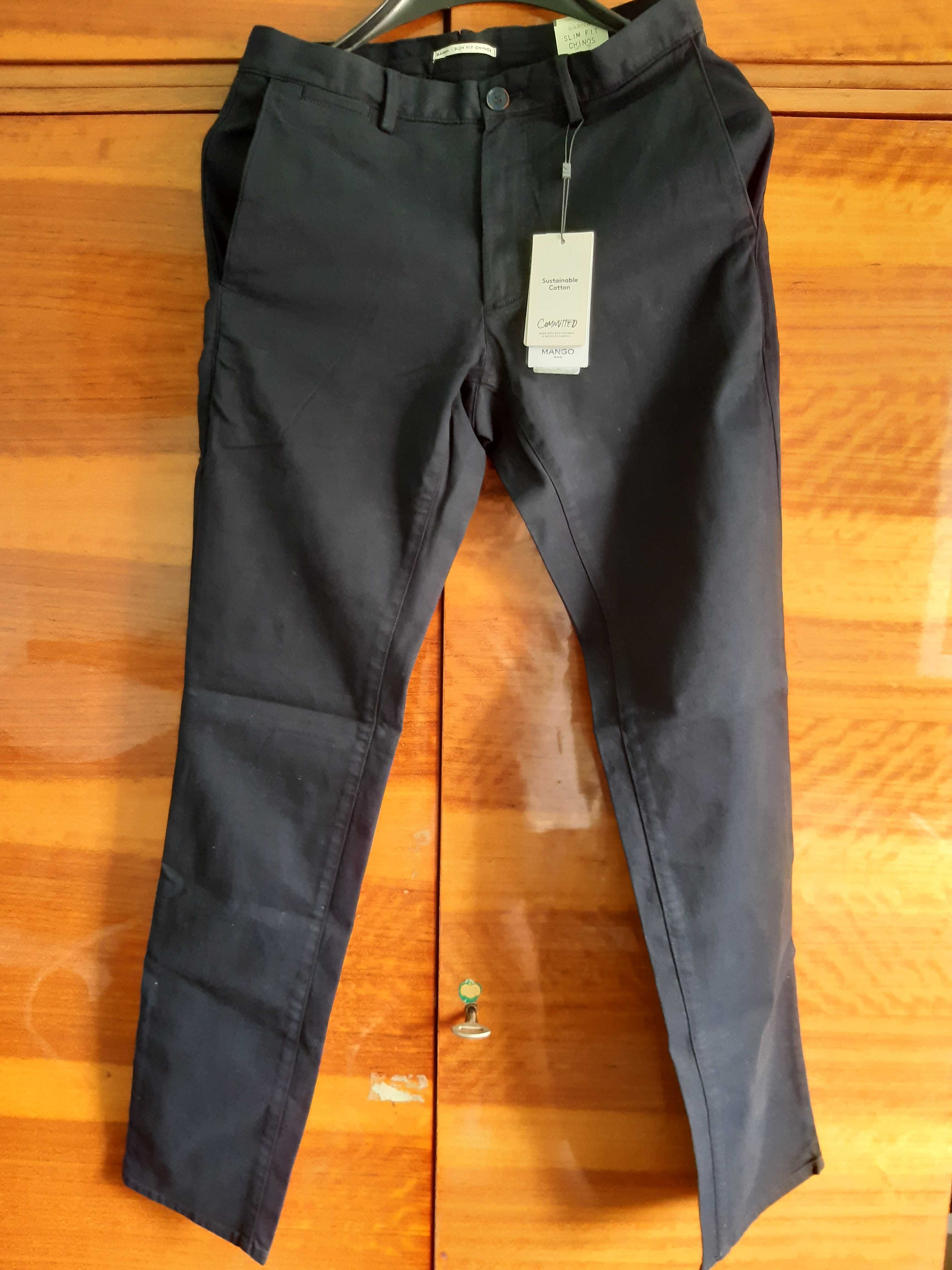 Pantaloni noi cu eticheta casual Mango Man
