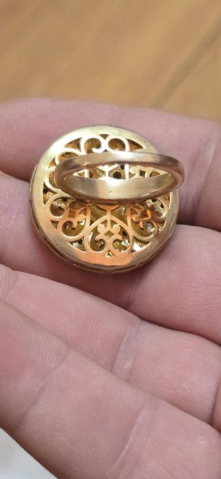 Inel safire si diamante