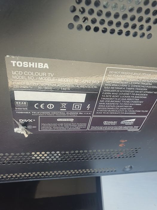 Продавам телевизор  Toshiba  42