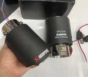 Akrapovic Tips Inox Auto/Moto Akrapovic Carbon Flame Rosu/Albastru