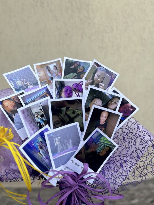 Подарък букети със снимки