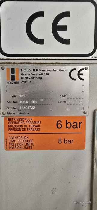 Машина за кантиране Holzher Sprint 1317 / 2011г.