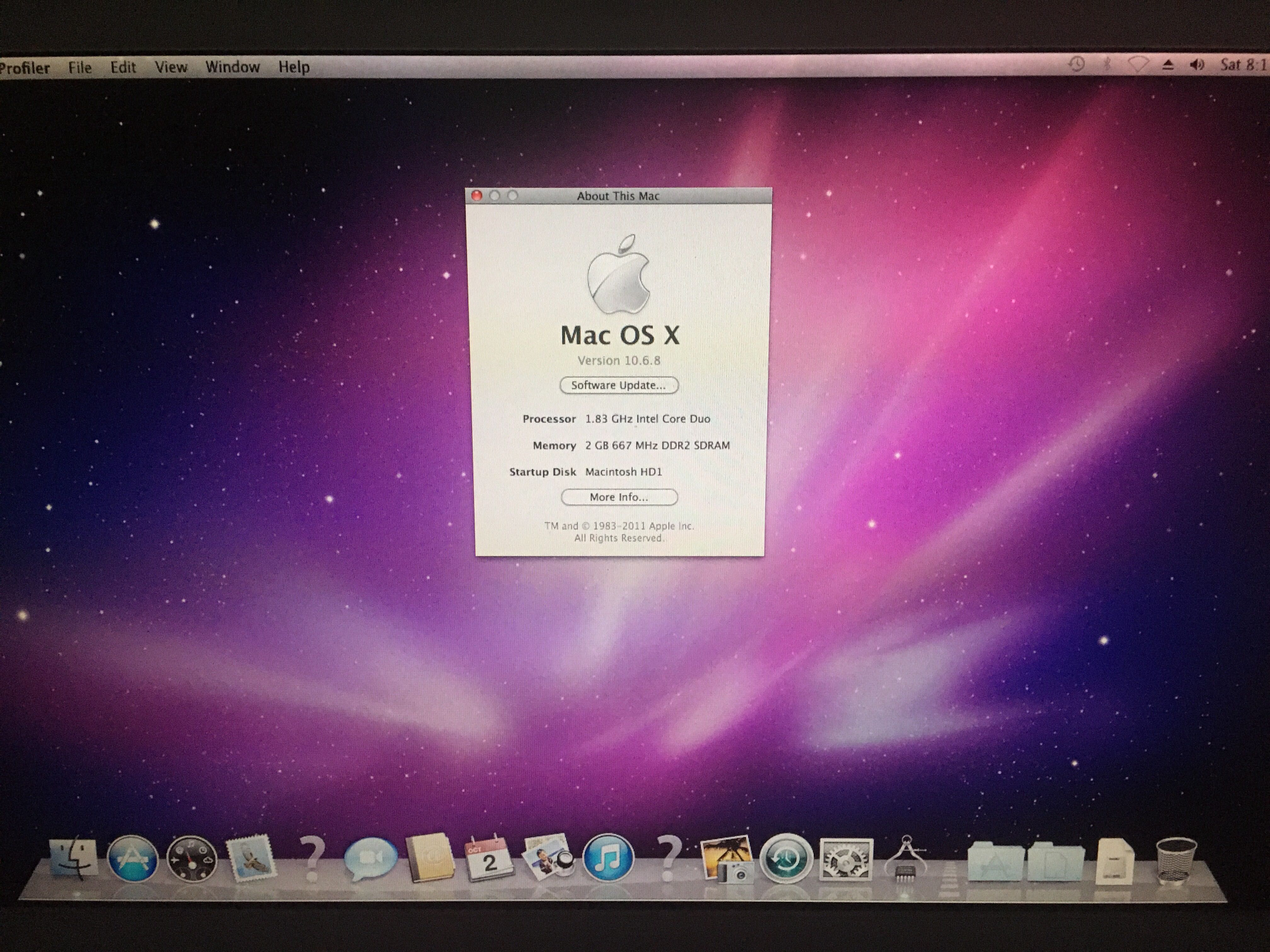 Apple iMac 4.1 17" 1.83ghz Intel Core 2 Duo