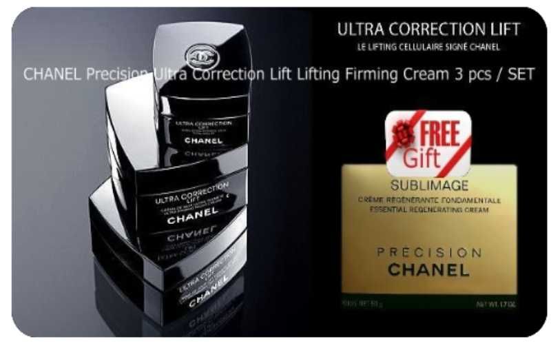 Set 3 Creme Chanel Precision, Chanel Ultra Correction Lift Set