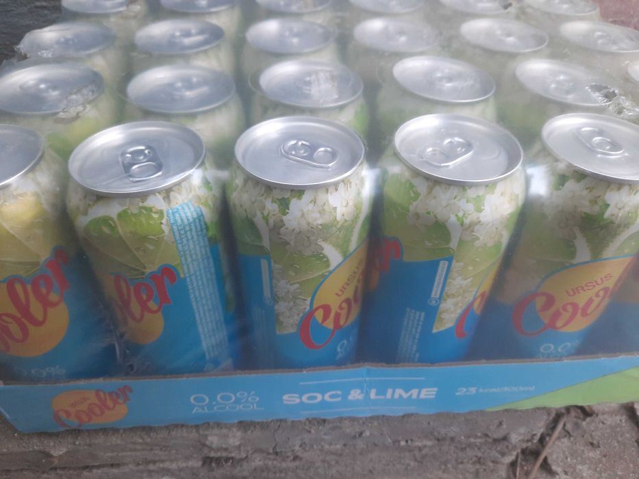 Arome Ursus Cooler Soc si Lime bax 24 doze x 0.5L fara alc lamaie