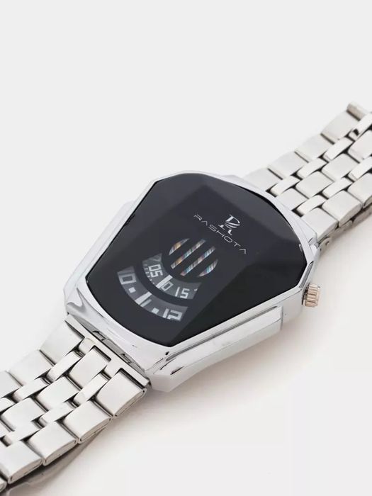 Erkaklar uchun Rashota mexanik qo'l soati zanglamaydigan po'latdan