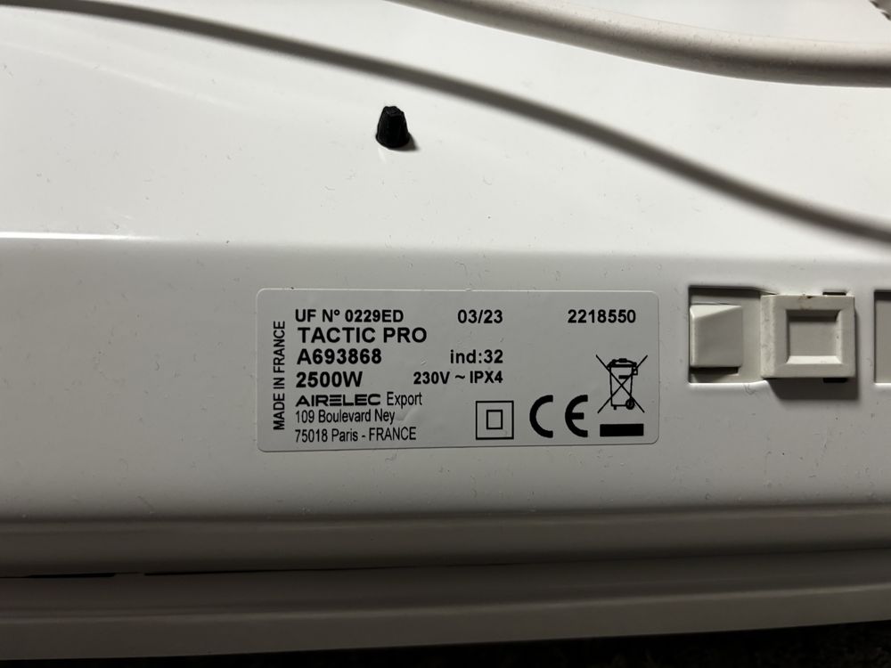Конвектор Airelec Tactic pro 2500W