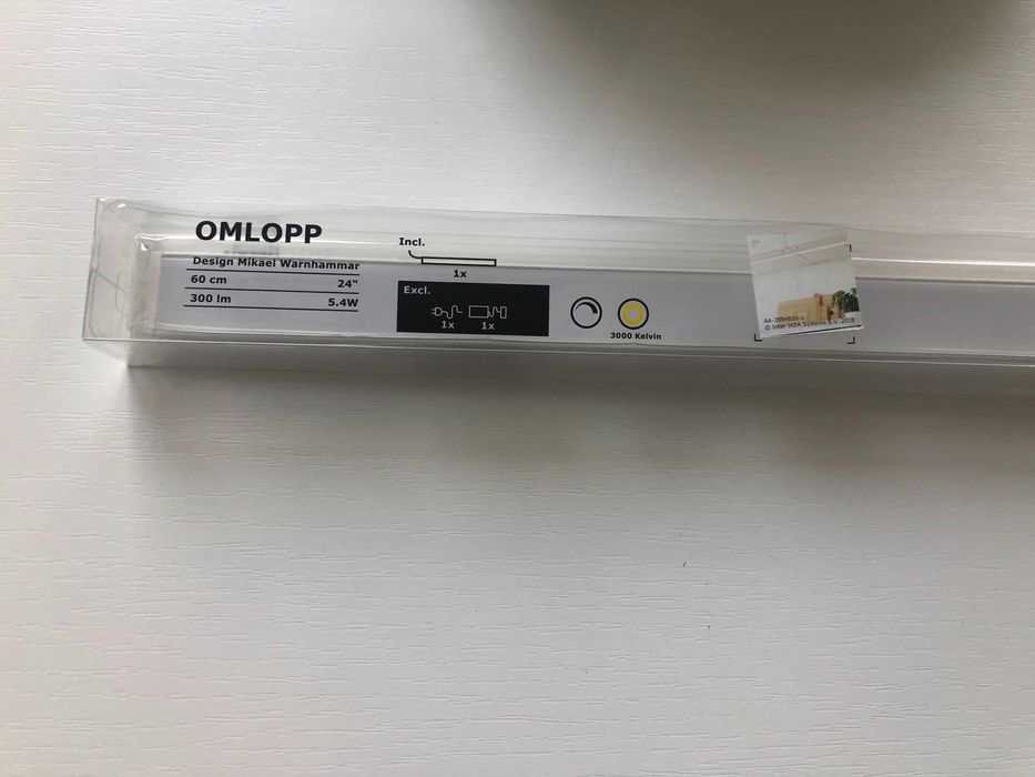 Baghetă banda luminoasă LED blat Ikea Omlopp 60cm
