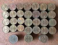 Монета Тиын 10, 20, 50 1993 года
