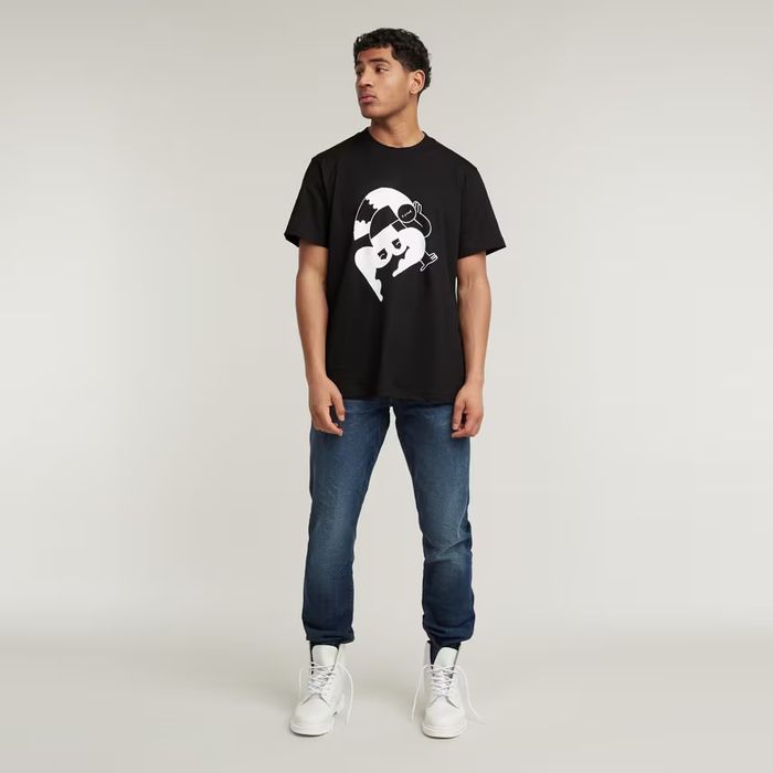 Оригинална тениска G-Star Raw Illustration Loose M , L , XL нова мъжка